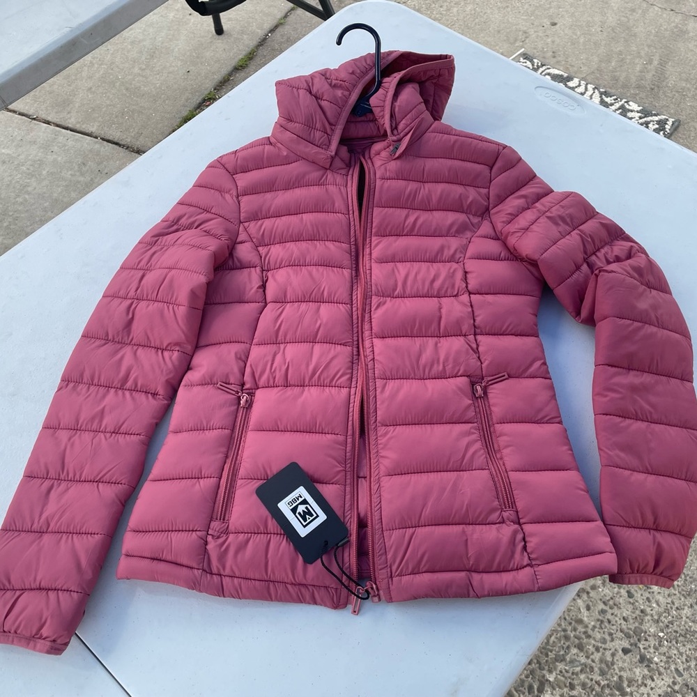 Women’s Hooded Winter Coat Warm Puffer Jacket Cotton Coat with Removable Hood